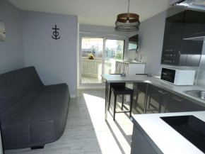 Studio Cabine Moderne, 100m de la Plage, Parking et Wifi Inclus - FR-1-328-253
